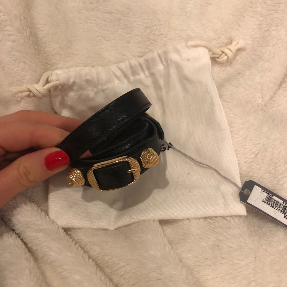 Balenciaga leather bracelet